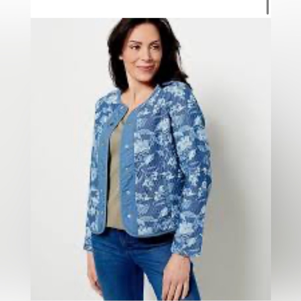 Isaac Mizrahi Live Quilted Jacket